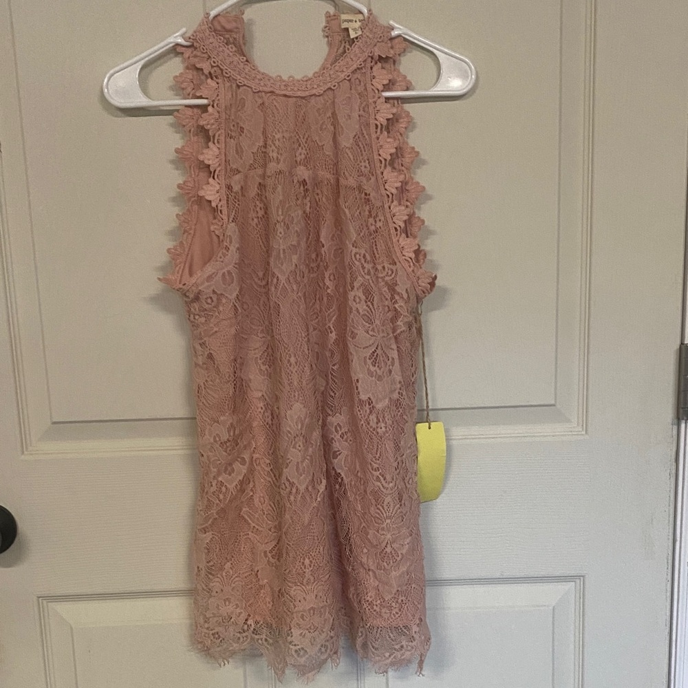 Lace Pink Kids Dress